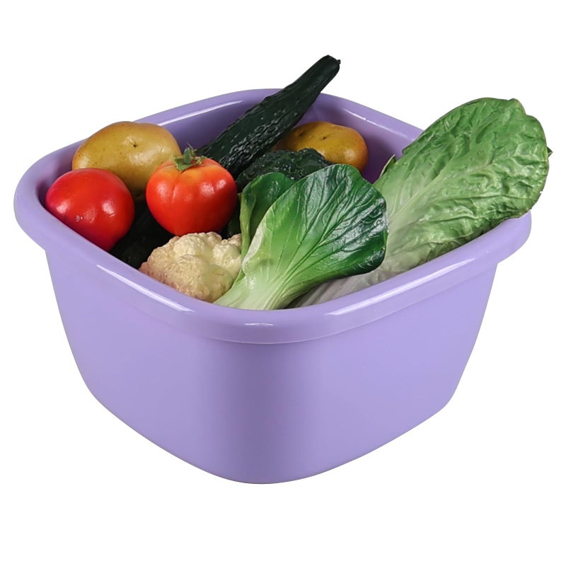 Ramddy Washing Basin/Wash Tub Plastic, 18 Quart, Purple - Image 4
